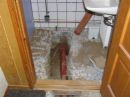 Vores forhenvrende gstetoilet, som nu skal vre trrerum.