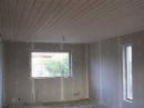 Loftet er sat op i tilbygningen.